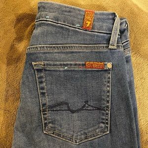 7 for all mankind Kimmie crop straight leg jean